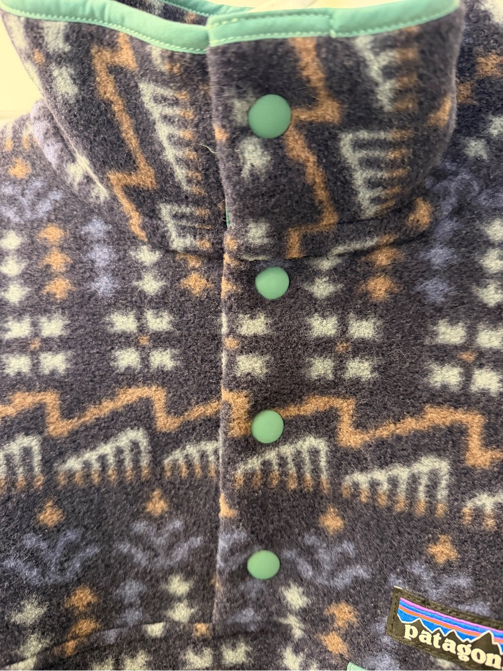 🩷 Patagonia Synchilla Snap-T Fleece Pullover Pullover Size Med. - Picture 5 of 9